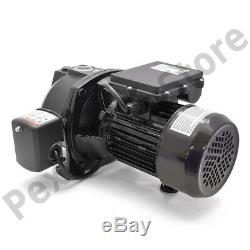 1/2 HP Convertible Shallow or Deep Well Jet Pump with Pressure Switch, 115/230V UL