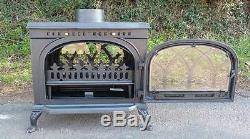 10kw Victorianna Dual Aspect Double Sided fireplace wood burner multi fuel stove