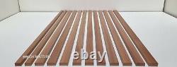 12 Solid Sapele Hardwood Garden Bench Slats 1220mm (4ft) 2 Seater FOR CAST IRON