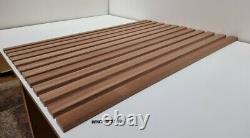 12 Solid Sapele Hardwood Garden Bench Slats 1220mm (4ft) 2 Seater FOR CAST IRON