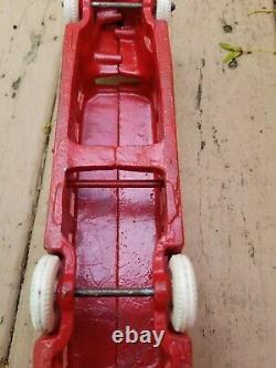 1930s Arcade Cast Iron FAGEOL BUS in Exceptional Paint w Replaced Tires NEW PICS