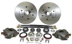 1960-70 Chevy C10 Front Truck Disc Brake Wheel Component Kit, 6-lug