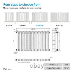 2/3 Column Horizontal Radiator Traditional Central Heating Cast Iron Style Rad