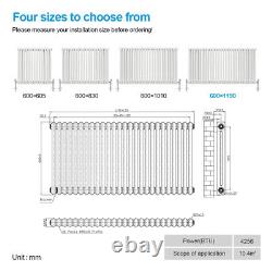 2 3 Column Horizontal Radiator Traditional Central Heating Cast Iron Style Rads