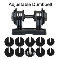 2 X 25 Kg D-Stat Adjustable Dumbbells (Pair) for Home Gym