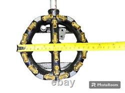 20 Jets Heavy Duty Cast Iron Lpg Gas Boiling Ring Burner Catering H48 X W49cm