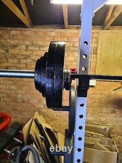 2x 25kg Cast Iron Olympic Weight Plates 2