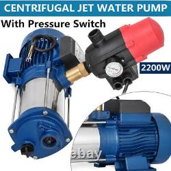 3HP Stainless Steel Centrifugal Water Pump Cast Iron Garden Irrigation Jet Pump