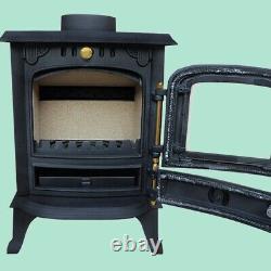 4.5KW Multifuel Stove wood Burner JA013s Cast Iron Defra Eco Design