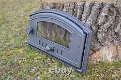48 x 27cm Cast iron fire door clay / bread oven /outdoor pizza stove smoke house
