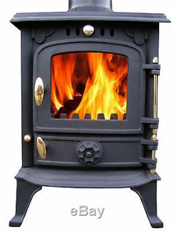 5.5KW High Efficient Cast Iron Log Burner Multifuel Wood Burning Stove CE JA013S