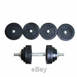 50lb Dumbbells Adjustable Weight Set Fitness GYM Home Cast Full Iron Dumbbells