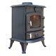 5KW Multifuel Stove Wood Burner Cast Iron Defra Approved Eco Design Log Fire