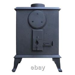 5KW Multifuel Stove Wood Burner Cast Iron Defra Approved Eco Design Log Fire