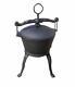 7l HEAVY DUTY DUTCH OVEN CAST IRON COOKWARE CAMPING FIRE COOKING FIREPLACE