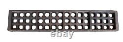 7x Archway, fret, iron cast, charcoal grill, lavarock, stone, replacement fret, (51cm)