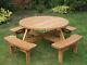 8 Seater commercial pub style round picnic table