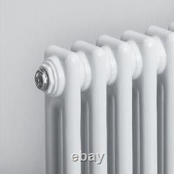 AICA White Traditional Cast Iron Radiator Horizontal Vertical 2 3 4 Column Rads