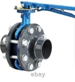 AIRpipe 6051 Cast Iron Pre-Assembled Butterfly Valve, 63 mm NPT