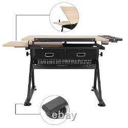Adjustable Drafting Table Drawing Craft Art Hobby Board Home Office Kid's Desk