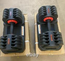 Adjustable Dumbbells 2 x 25kg Pair Set (50KG Total)