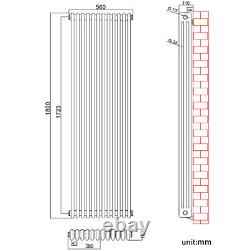 Anthracite Vertical Horizontal Designer Radiator Flat Panel Central Heating UK