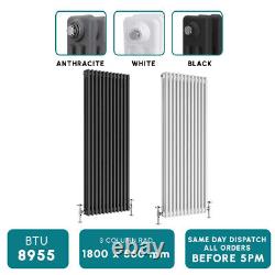 Anthracite White Black Traditional Cast Iron Style Radiator 2 3 4 Column Rads