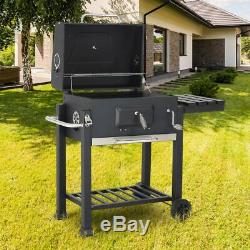 BBQ Grill Outdoor Charcoal Grill Barbecue Smoker Garden Portable Strattore