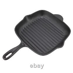 Bacon Steak Pan Cast Iron Grill Pan Easy To Cook Pure Iron Material For
