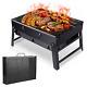 Bbq Folding Charcoal Barbecue Grill Portable Travel Outdoor Picnic