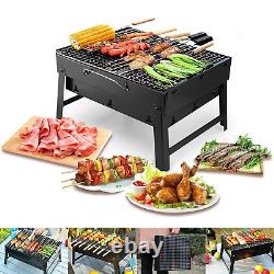 Bbq Folding Charcoal Barbecue Grill Portable Travel Outdoor Picnic