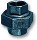 Black Malleable Iron Pipe Fittings BSPP/BSPT Water Steam Air Gas Black Pipe