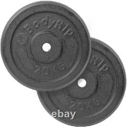 BodyRip 1 Standard Pair Cast Iron Weight Plate Choose Set