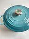 Brand New Le Creuset Enameled Cast Iron 5.5 Qt Dutch Oven In Caribbean