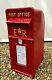 British Post Box Royal Mail Pillar Cast Iron Post Office ER Red