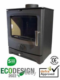 CAST IRON MARVEL 5Kw BS CE DEFRA & ECO DESIGN WOOD BURNING MULTIFUEL STOVE