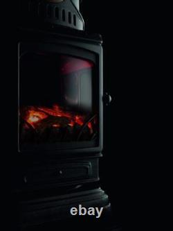 Calor Provence 3kw Flueless Gas Stove Heater With 2 heat settings (Matt Black)
