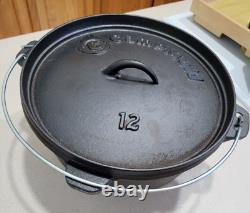 CampMaid Cast Iron 12 Dutch Oven, Kickstand & More NEW