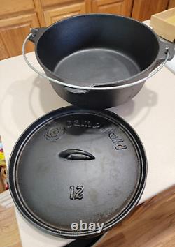 CampMaid Cast Iron 12 Dutch Oven, Kickstand & More NEW