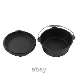 Camping Uniform Cast Iron Multifunctional With Lid For
