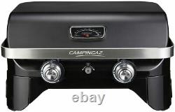 Campingaz Attitude 2100 LX Table Top Gas Bbq Barbecue With 2 Steel Burners Black