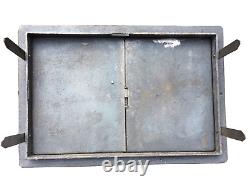 Cast Iron Fire Foor Clay Bread Oven Doors Pizza Stove Rectangular 47x32cm