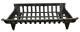 Cast Iron Fireplace Grate, Black, 24-In. 15424