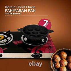 Cast Iron FishBalls Pan Maker Paniyarakkal/Appam/Paddu Maker 7 Holes