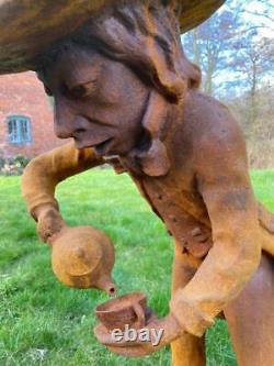 Cast Iron Garden Sculpture The Mad Hatter from Alice in Wonderland 102cm