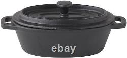 Cast Iron Presentation Small Oval Casserole 5 X 3.5(12.5 X 9Cm) 8.5Oz Pack Of 6