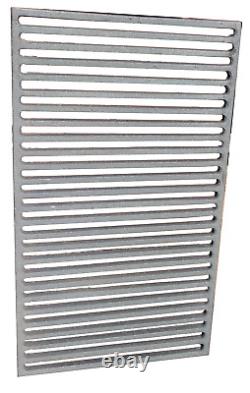 Cast Iron Rectangle BBQ Grill Grate 14.37inch X 24.80inch Charcoal Grate