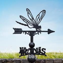 Cast Iron & Steel Dragonfly Weathervane