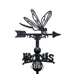 Cast Iron & Steel Dragonfly Weathervane