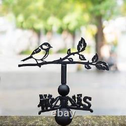 Cast Iron & Steel Great Tit Weathervane